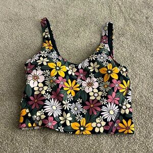 Padded activewear tank